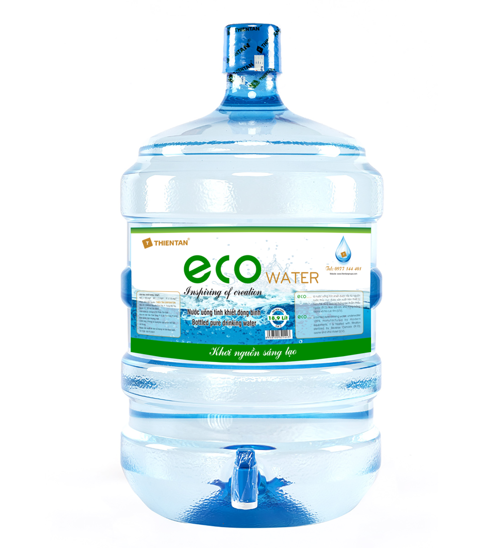 Nước tinh khiết Eco Water 19 lít
