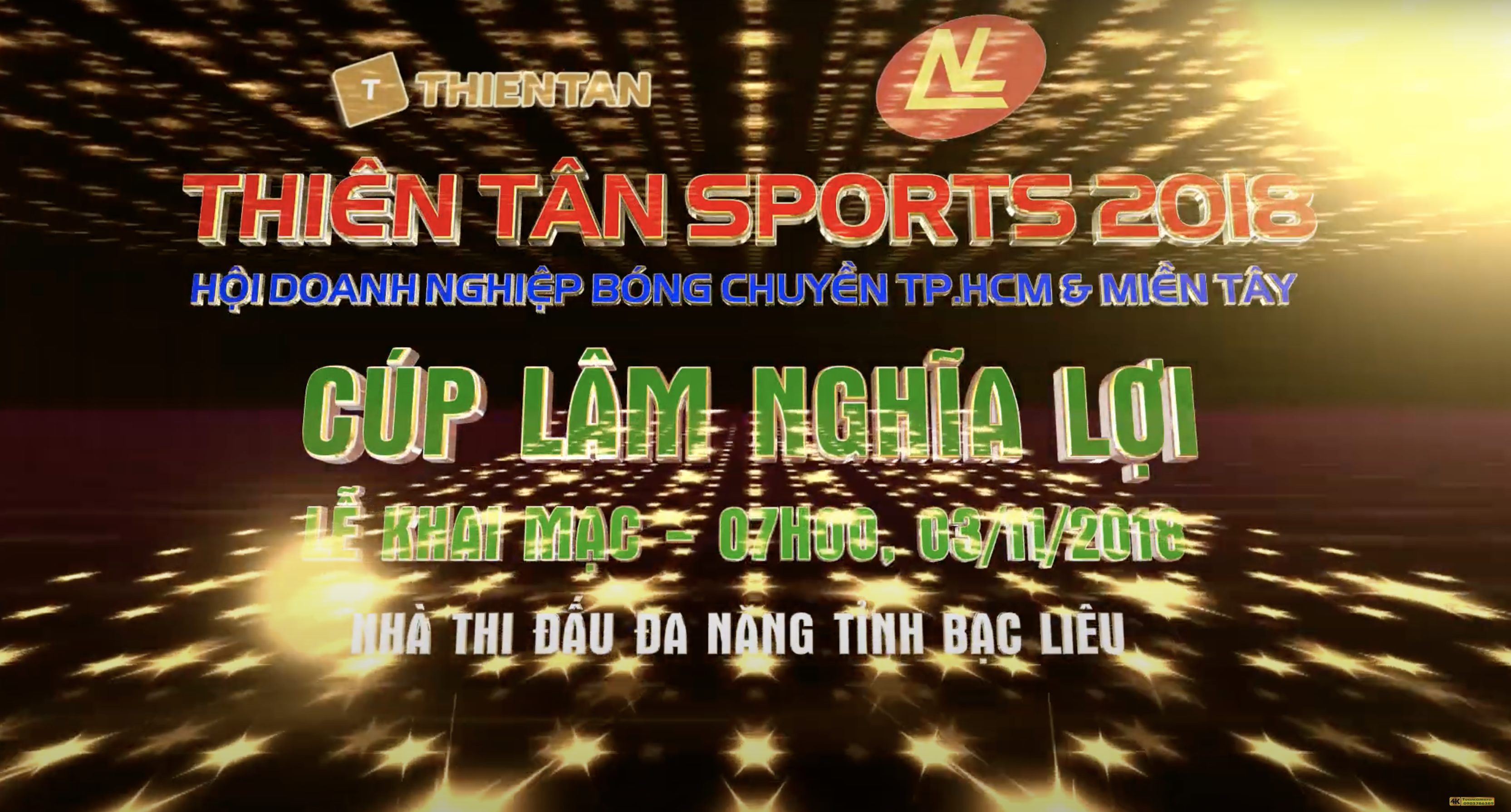 GIẢI BÓNG CHUYỀN THIÊN TÂN SPORTS CÚP LÂM NGHĨA LỢI 2018